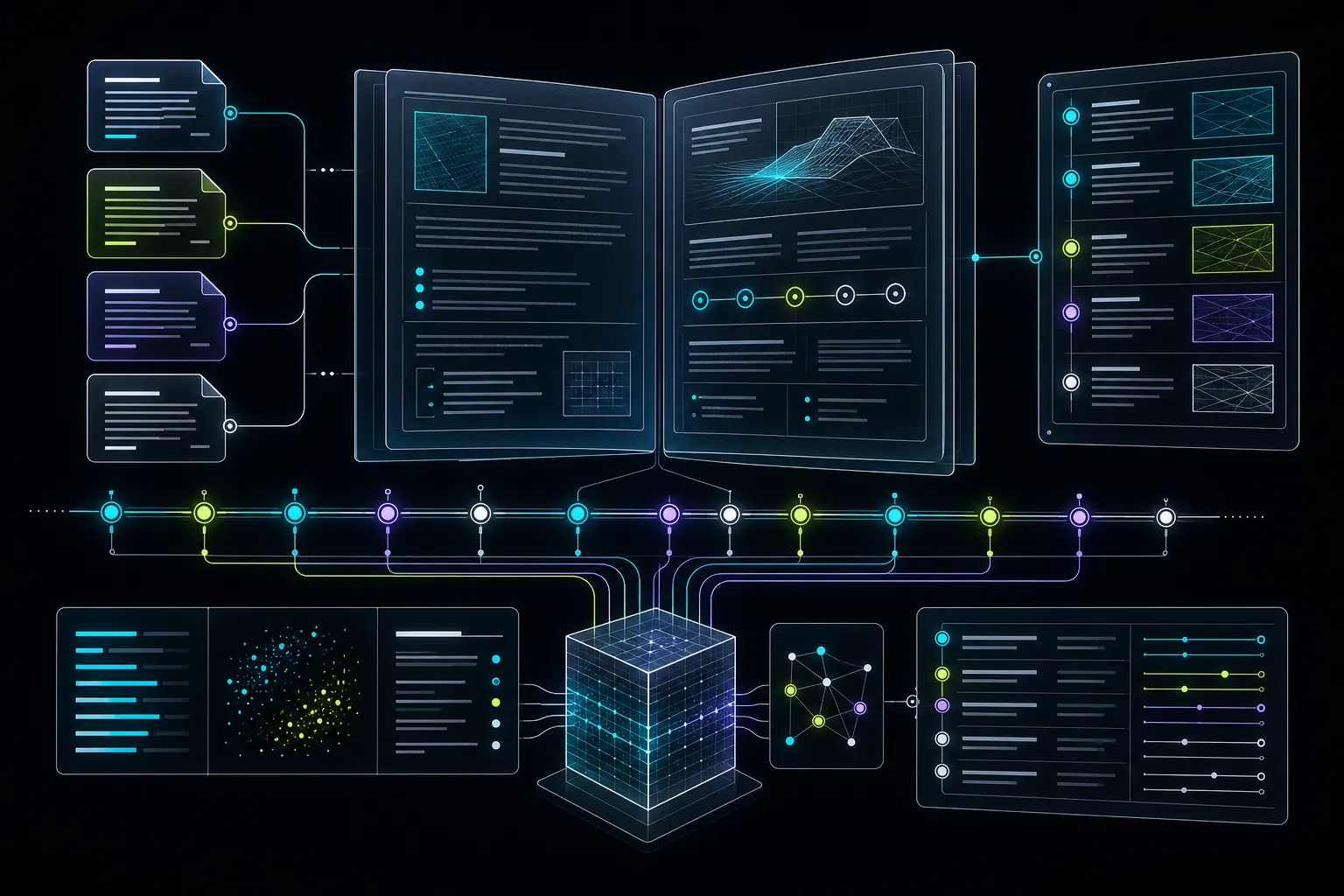 An open record of decisions, documents, statuses and changes